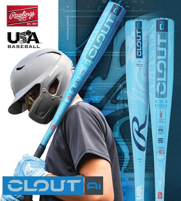 Rawlings | 2025 | Clout AI Baseball Bat | USA | -10 Drop | 2 5/8" Barrel | 1 Pc. Alloy