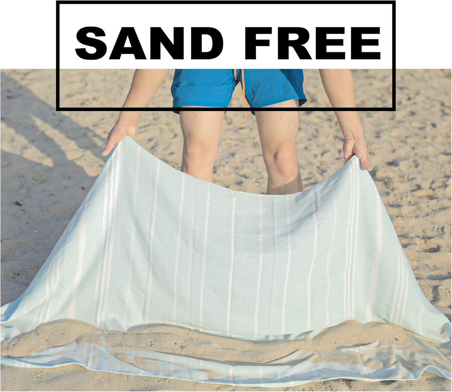Turkish Beach Towels Vacation Essentials Quick Dry Sand Free Oversized Bath Pool Swim Towel Extra Large XL Blanket Adult Travel Cruise Accessories Must Haves Clearance Stuff Necessities