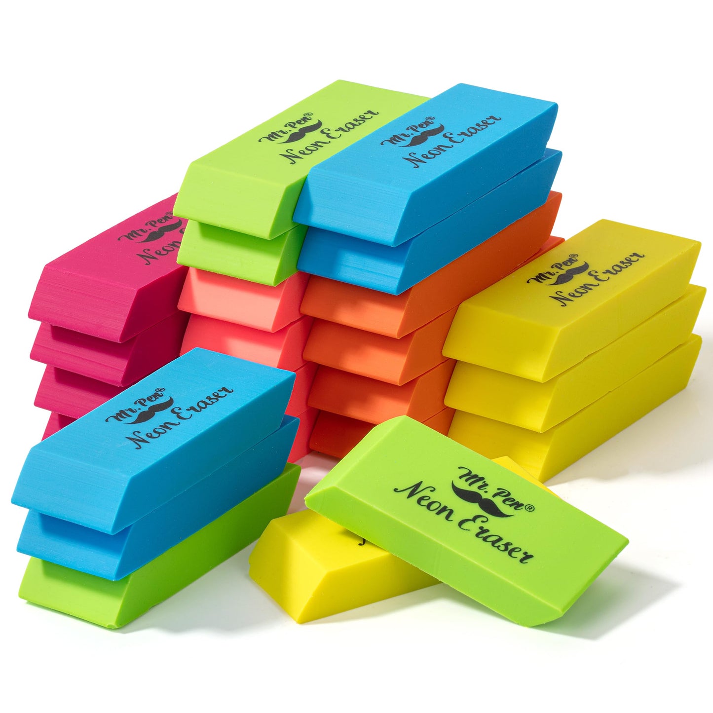 Mr. Pen- Pink Pencil Erasers, 48 Pack, Pink Erasers, Eraser, Erasers for Drawing Eraser Pencil, Pencil Erasers, Back to School Supplies