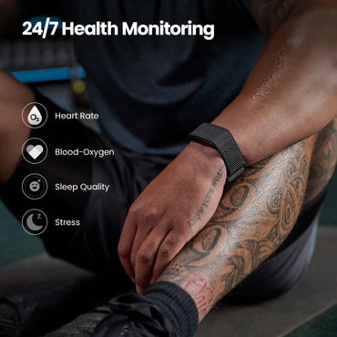 Amazfit Helio Strap Fitness Tracker Wristband, 24/7 Activity & Sleep Tracker with Heart Rate, 10 Days Battery, 27 Sports Modes, Strength Training, Hyrox Race, Subscription Free for Android & iPhone