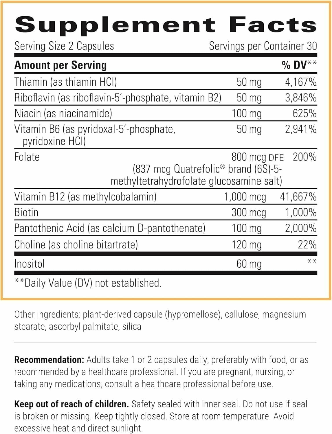 Integrative Therapeutics Active B-Complex - Cellular Energy & Heart Health Support with Vitamins B2, B6 & B12* - Supports Nervous & Immune Systems* - Dairy-Free & Gluten-Free - 60 Capsules
