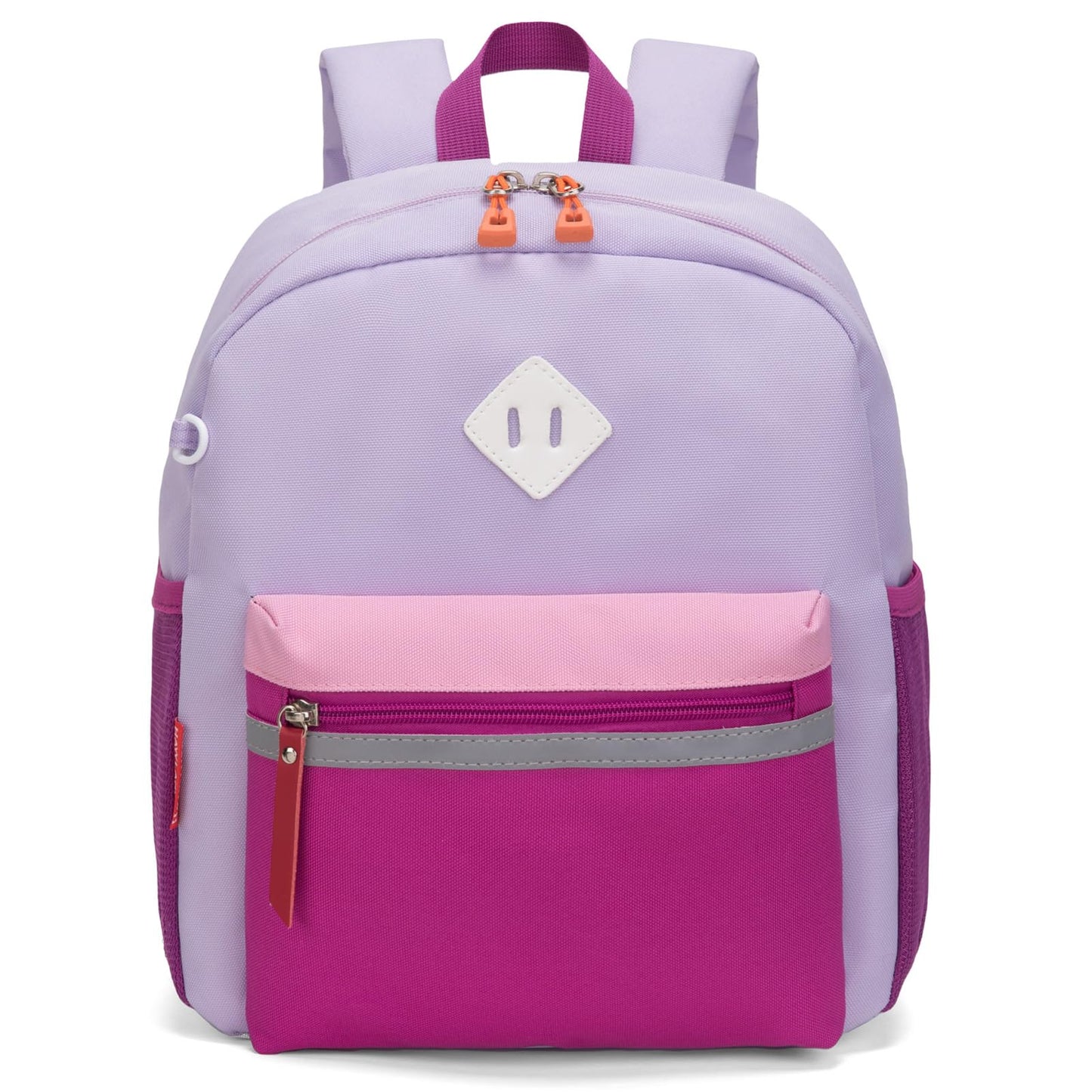 HawLander Little Kids Backpack for Girls Toddler School Bag Fits 3 to 6 years old, 15 inch, Pink