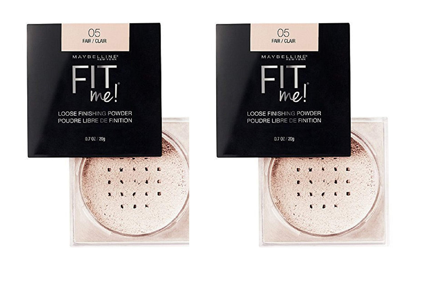 Maybelline Fit Me Loose Setting Powder, Face Powder and Finishing Makeup, Fair Light, 1 Count