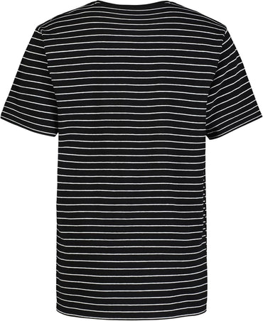 Calvin Klein Boys' Short Sleeve Striped Crew Neck T-Shirt, Soft, Comfortable, Relaxed Fit