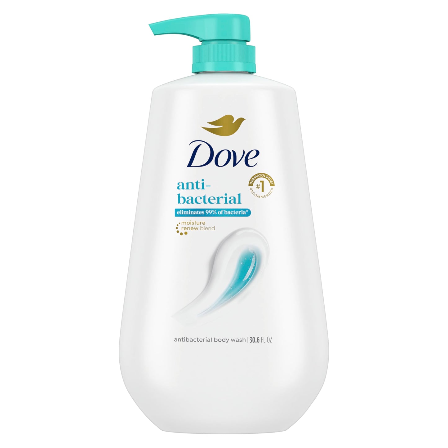 Dove Body Wash Deep Moisture for 24hr Lotion-Soft Skin Moisture Moisturizing Skin Cleanser with No Sulfates No Parabens 30.6 oz