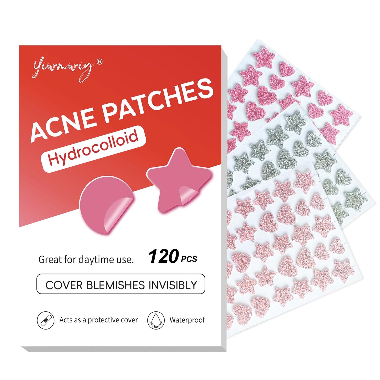 Star Pimple Patches for Face (400 Counts) Festival Beauty Party, Hydrocolloid Cute Acne Patches Cover Zits Blemishes, Zit Patches Spot Stickers Acid Tea Tree Oil,Zit Patches Pads for Skin Care