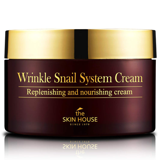 The Skin House Wrinkle Snail System Cream 100ml (3.4 fl.oz) Wrinkle Care Firming/Paraben Free, Cruelty Free, Korean Skin Care