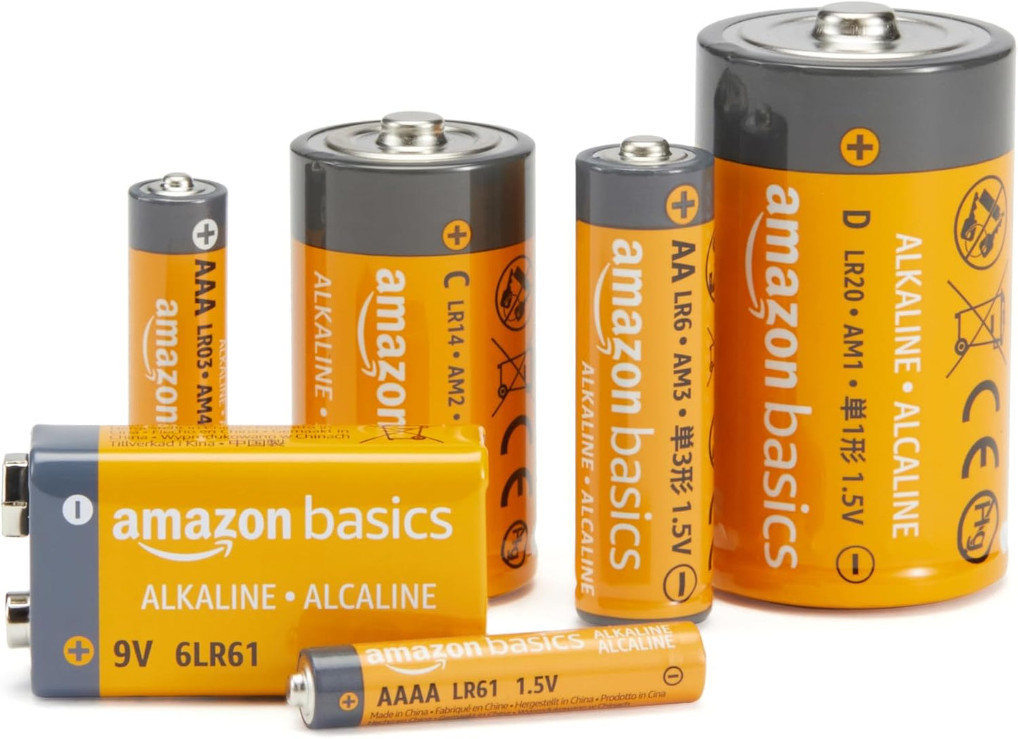 Amazon Basics 48-Pack AA Alkaline High-Performance Batteries, 1.5 Volt, 10-Year Shelf Life