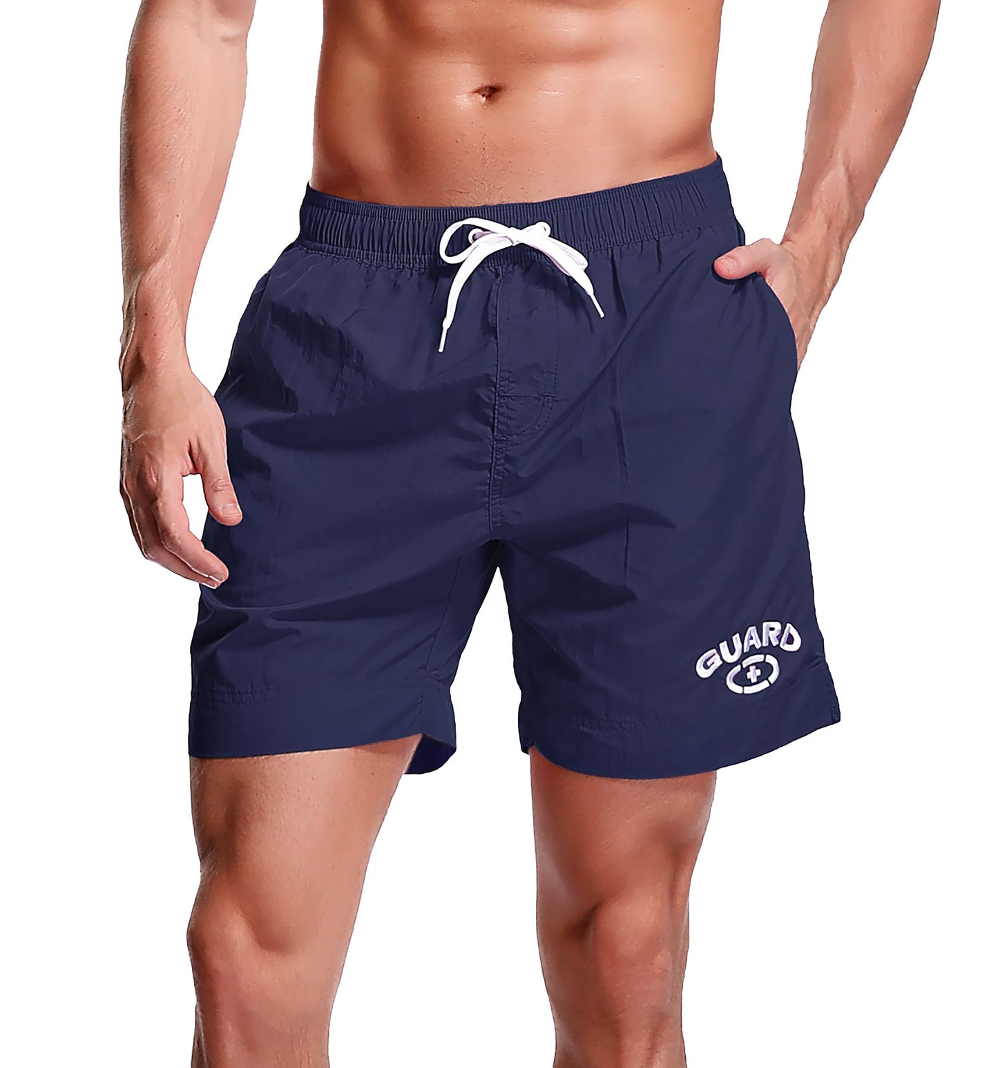 Adoretex Men's Guard Quick Dry Mesh Lining Pockets Swim Trunks Water Shorts Swimsuit