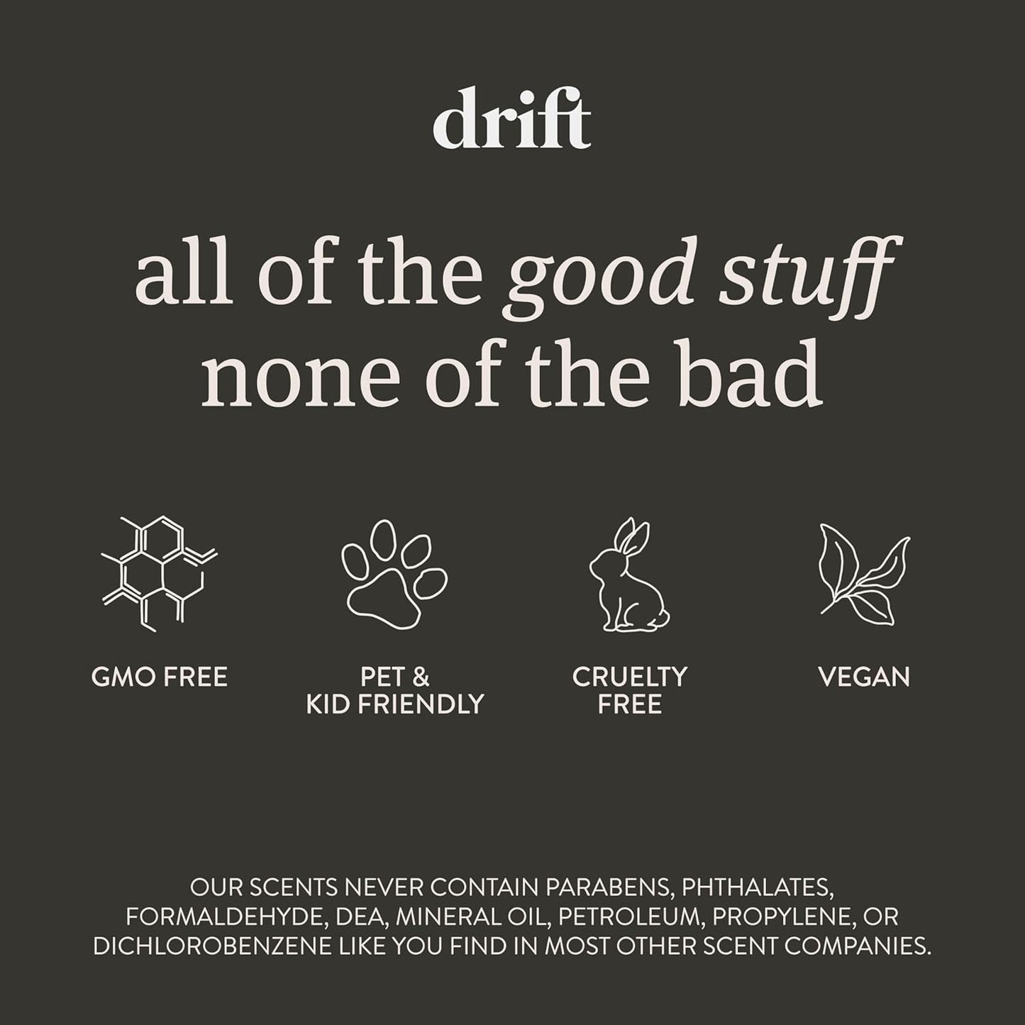 Drift Car Air Freshener - Wood Air Freshener - Car Odor Eliminator - Teak Scent Starter Kit
