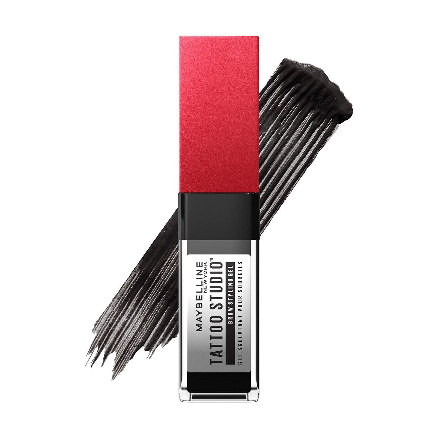 Maybelline Tattoo Studio Brow Styling Gel, Waterproof Eyebrow Make Up, Brow Tint for Up to 36HR Wear, Blonde, 1 Count