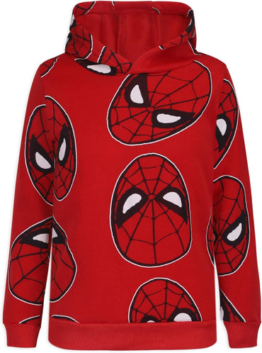 Marvel Spider-Man Boys 2 Piece Hoodie and Pant Sets for Toddlers and Big Kids