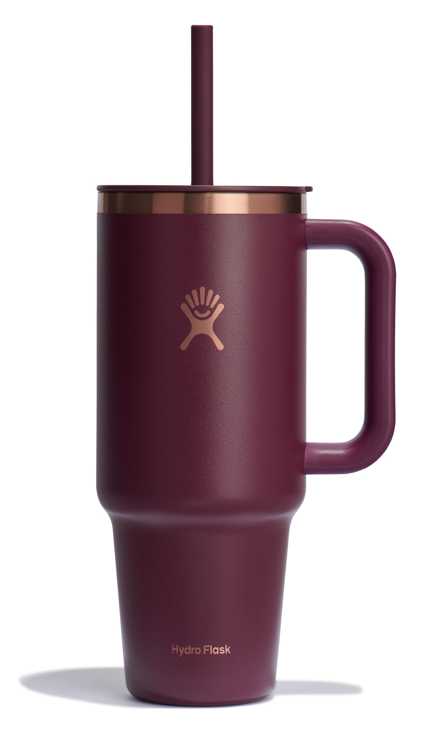Hydro Flask 32 Oz Travel Tumbler with Handle, Lid and Straw - Insulated Stainless Steel in Holiday Punch