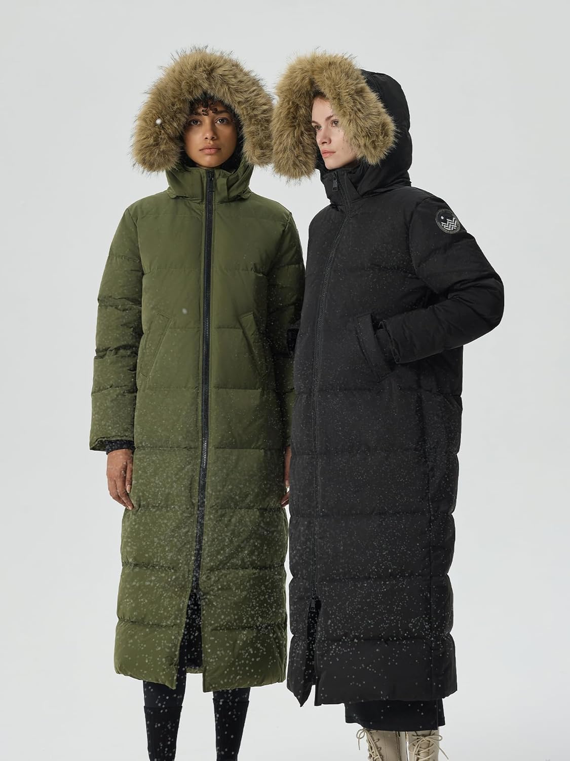 Fitouch Women's Waukee Long Down Coat Parka Jacket | 750+ Fill Power | Full-Length