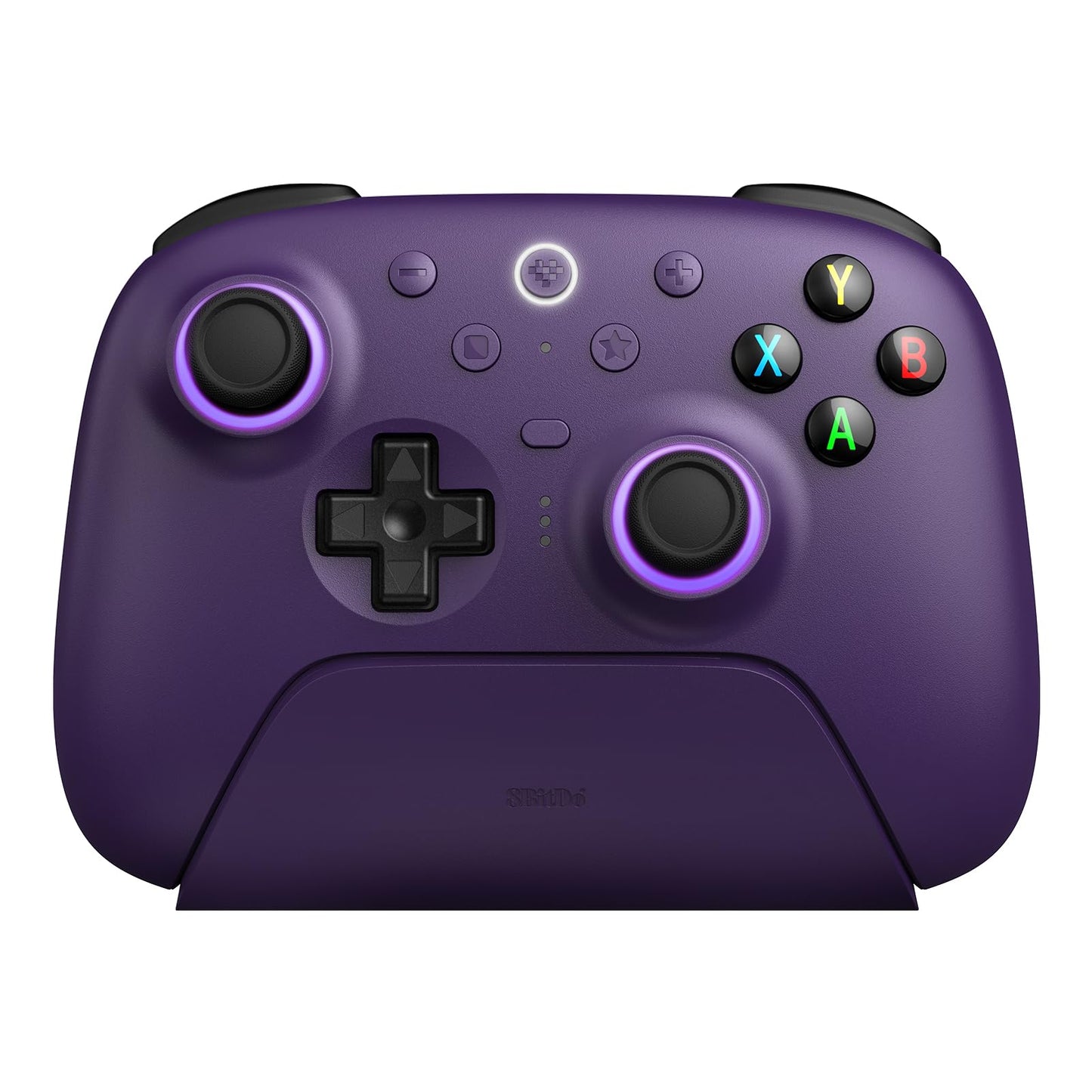 8BitDo Ultimate 2 Wireless Controller for Windows & Android, Gaming Controller with TMR Joysticks, Switchable Hall Effect/Tactile Triggers, RGB Fire Ring, 8Speed Wireless Tech, Black