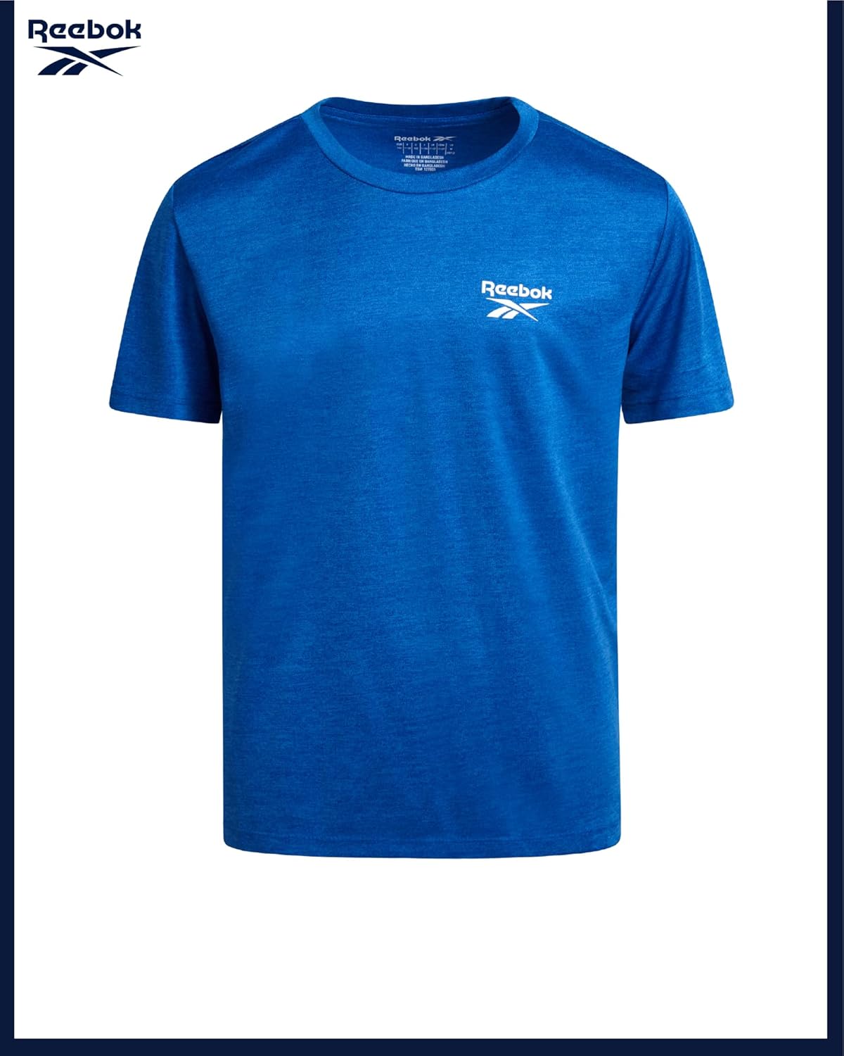 Reebok Boys Shirts - 2 Pack Active Performance Dry Fit T Shirts for Boys - Athletic Training Tops for Kids (8-20)