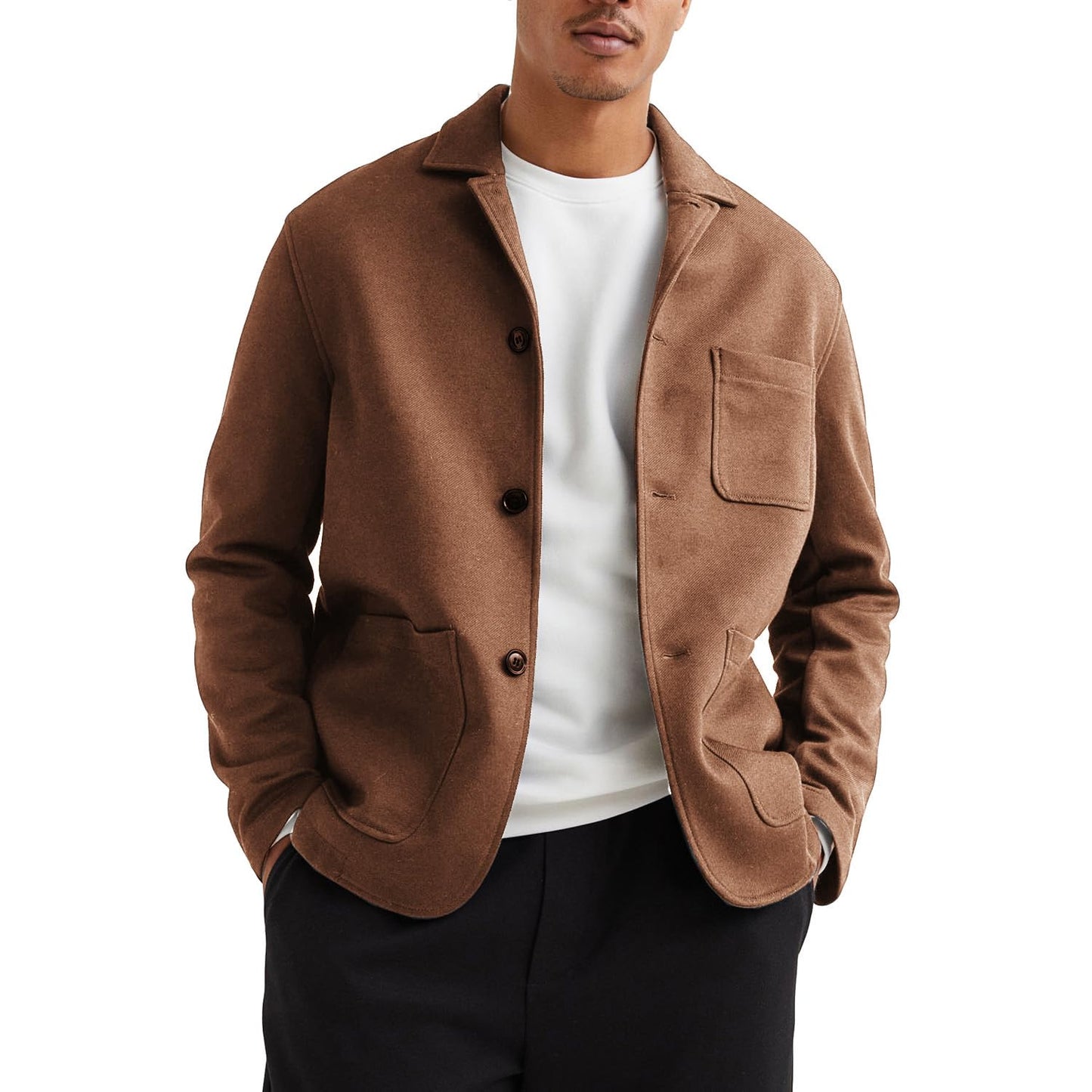 WZIKAI Men's Casual Sport Coat Jacket Regular Fit Lightweight Suit Jacket for Men