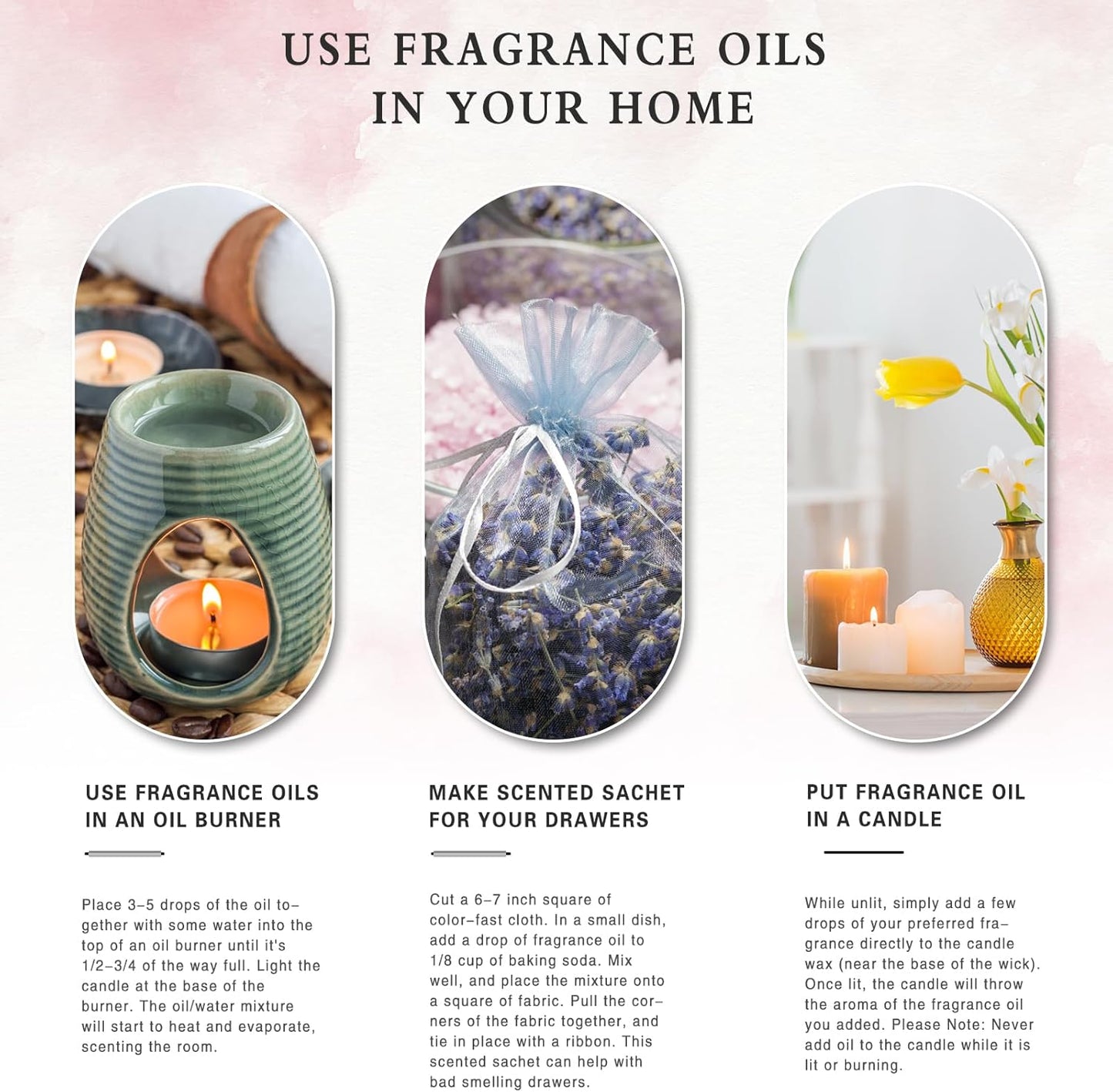 3.38FL.OZ Coconut & Vanilla Fragrance Oils for Aromatherapy, Essential Oils for Diffusers for Home, Perfect for Diffuser, Yoga, DIY Candle and Soap Making - 100ml