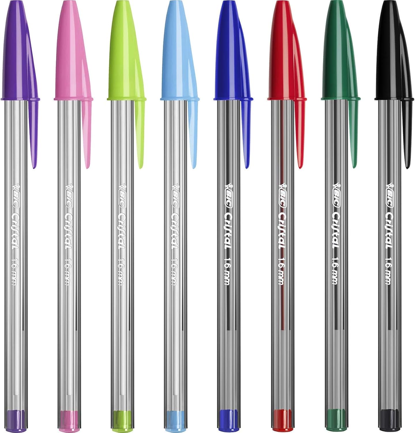 Bic Crystal Multicolour – Pen Bag Pack of 20 + 7 multicoloured