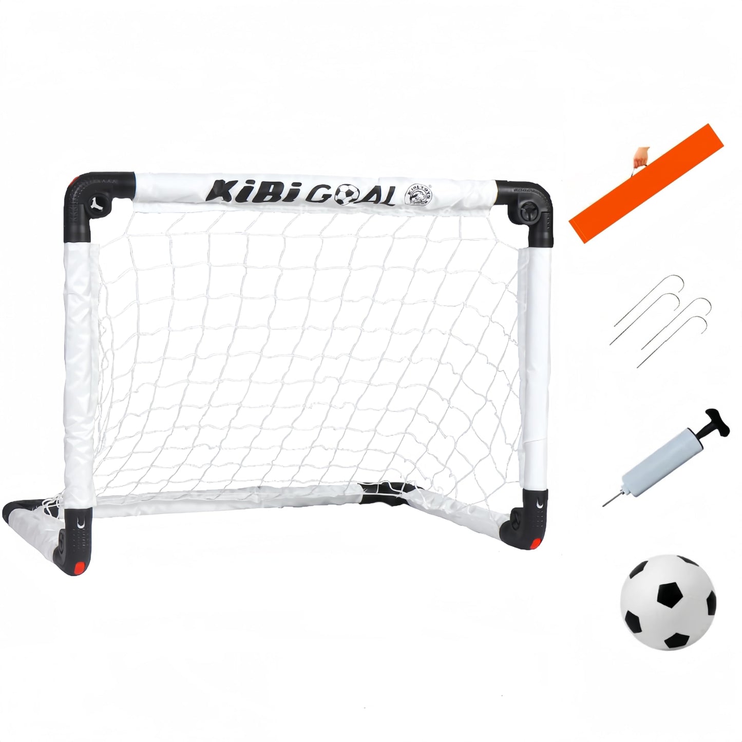 Kids Soccer Goal for Backyard Set, Small Foldable Goals for Toddler, Kids Mini Goals for The Garden/Indoor/Outdoor, 23" x 16"/ 35" x 23"/ 45" x 31" Goal Size, Children Soccer Toy Age 1-11