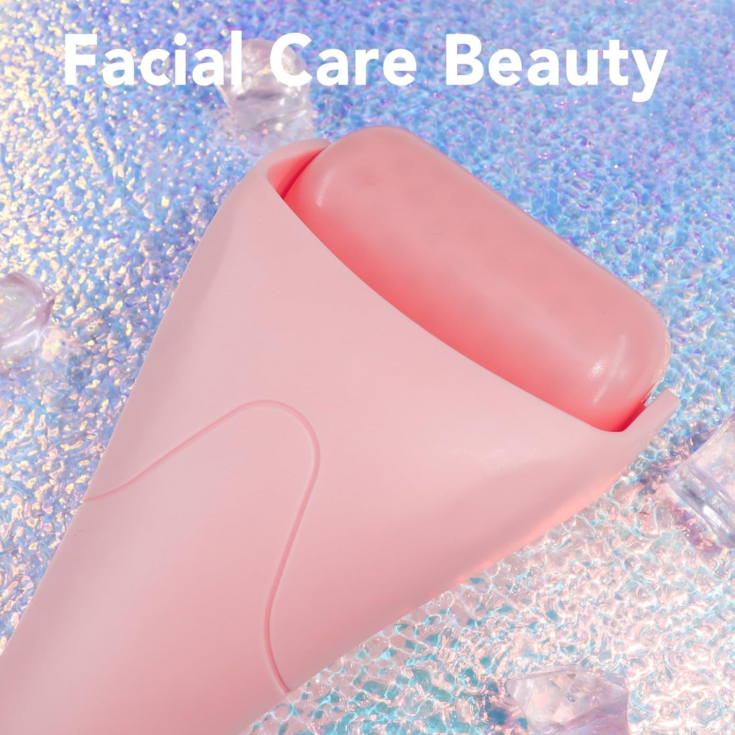 huefull Ice Roller for Face Women, Skin Care Set & Ice Face Roller,Self Care Gifts for Women,Reduces Puffiness and Wrinkle, Facial Massager Tool & Spa Pink Gifts