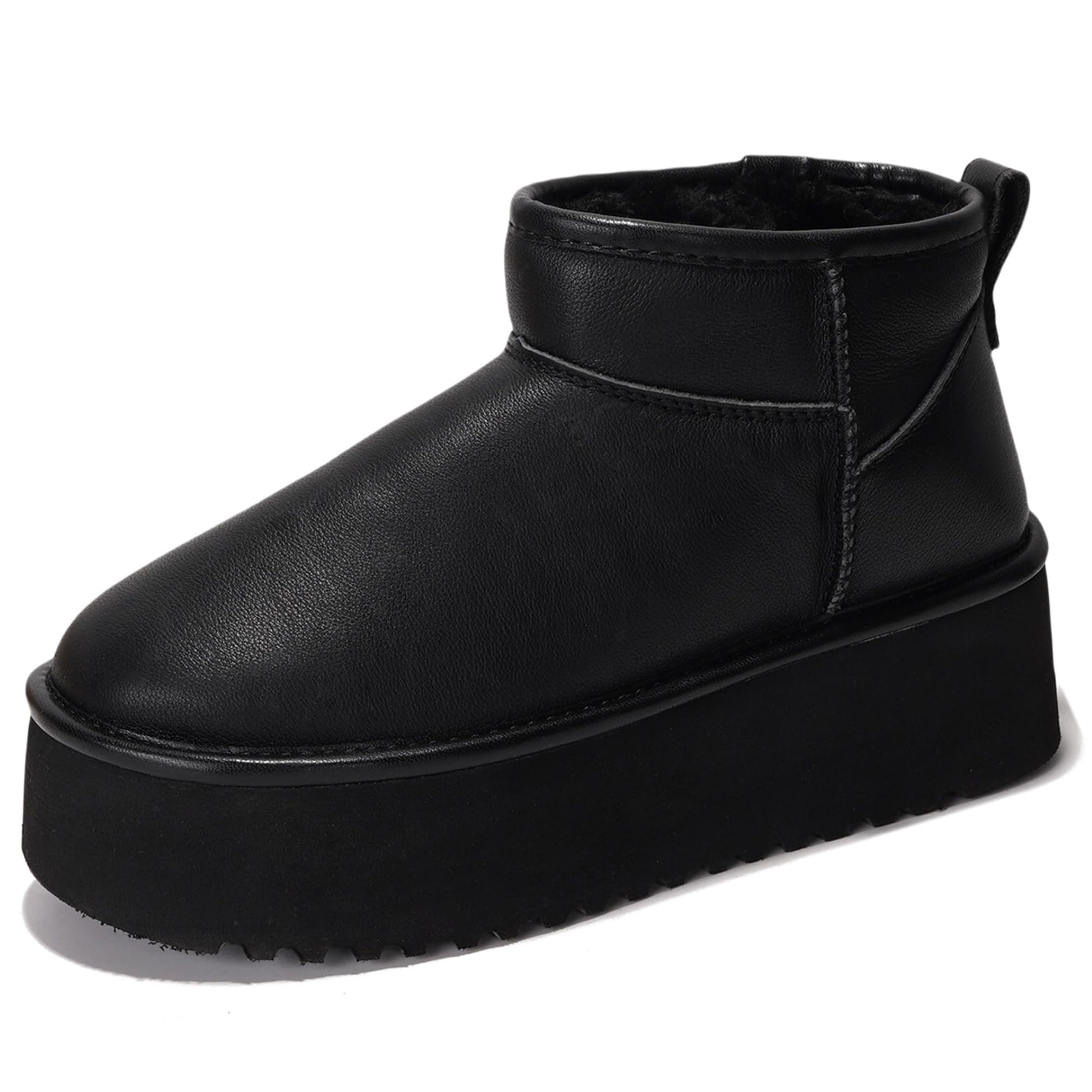 Project Cloud 100% Genuine Leather Ankle Boots for Women - Anti-Slip Memory Foam Insole Womens Boots - Lightweight Winter Womens Shoes, Ankle Booties for Women (Huggy)