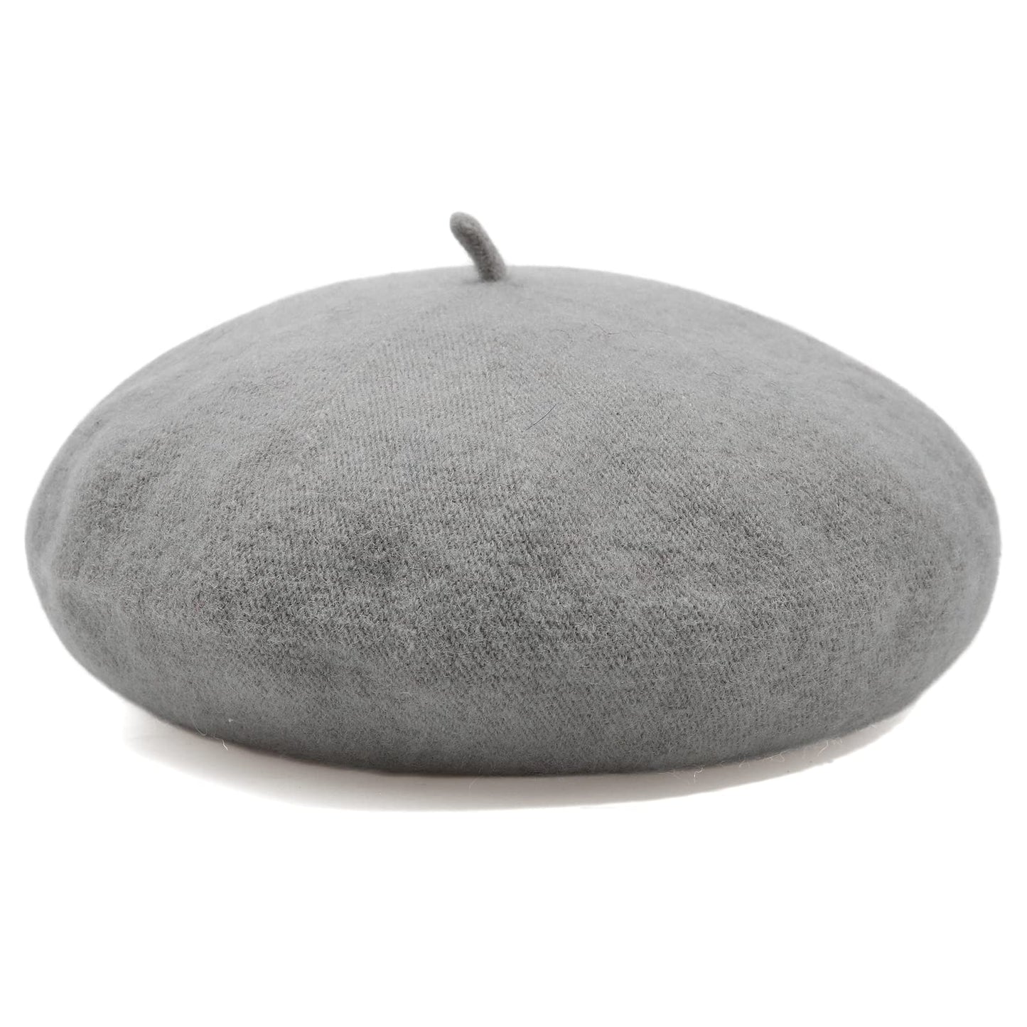 Women French Wool Beret Hats - Solid Color Classic Beanie Winter Cap