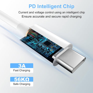 USB C to USB C Charging Cable for Apple 2Pack 10ft,Long Type C to C Fast Charger Cord for iPhone 15/16,15/16 Pro,15/16 Plus,15/16 Pro Max, for MacBook Pro/Air, for IPad Air 4/5/Mini 6/Pro 12.9/11 60W