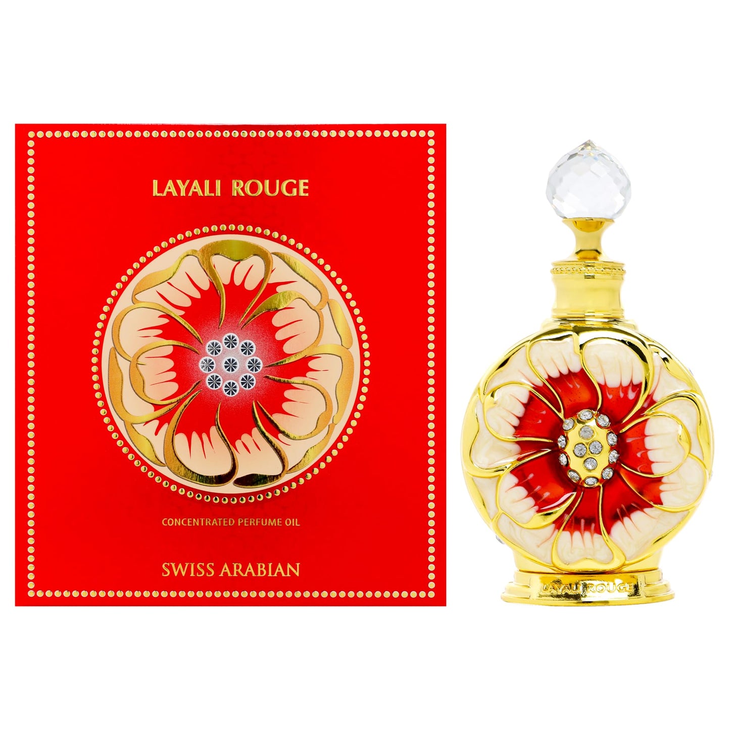 Swiss Arabian Layali - Luxury Products From Dubai - Long Lasting And Addictive Personal Perfume Oil Fragrance - A Seductive Signature Aroma - 0.5 Oz