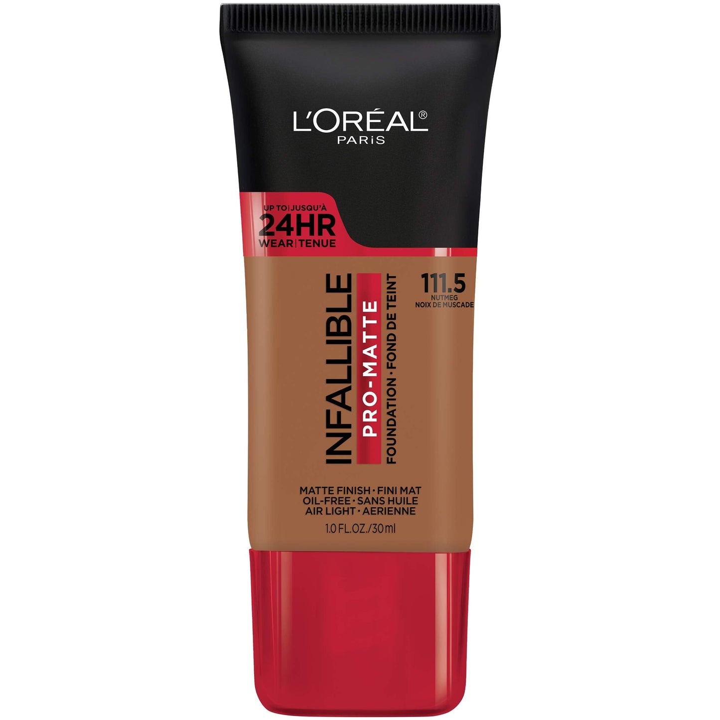 L'Oreal Paris Makeup Infallible Pro-Matte Liquid Longwear Foundation, 105 Natural Beige, 1 fl; oz.