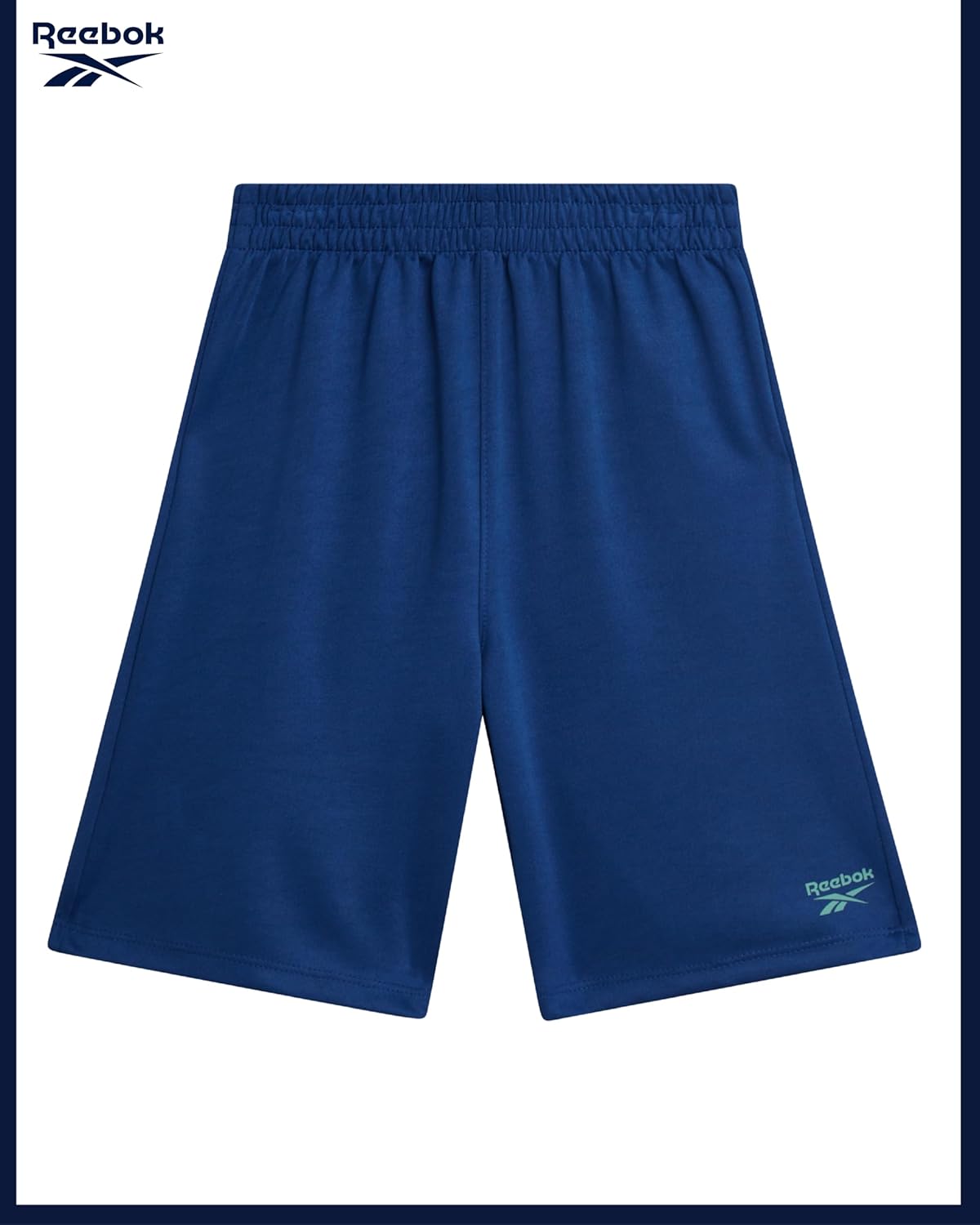 Reebok Boys Athletic Shorts Set - 3 Piece Summer Clothes Outfit with Graphic Tees and Boys Running Shorts for Active Kids