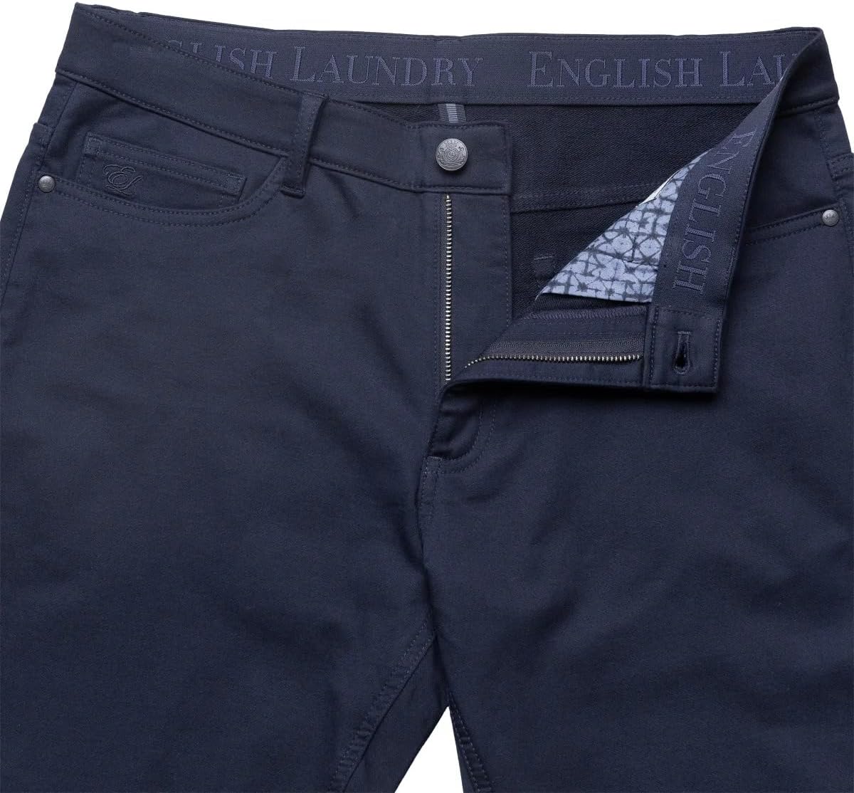 English Laundry Men’s 4 Way Stretch Fabric Straight Fit Midweight Pant