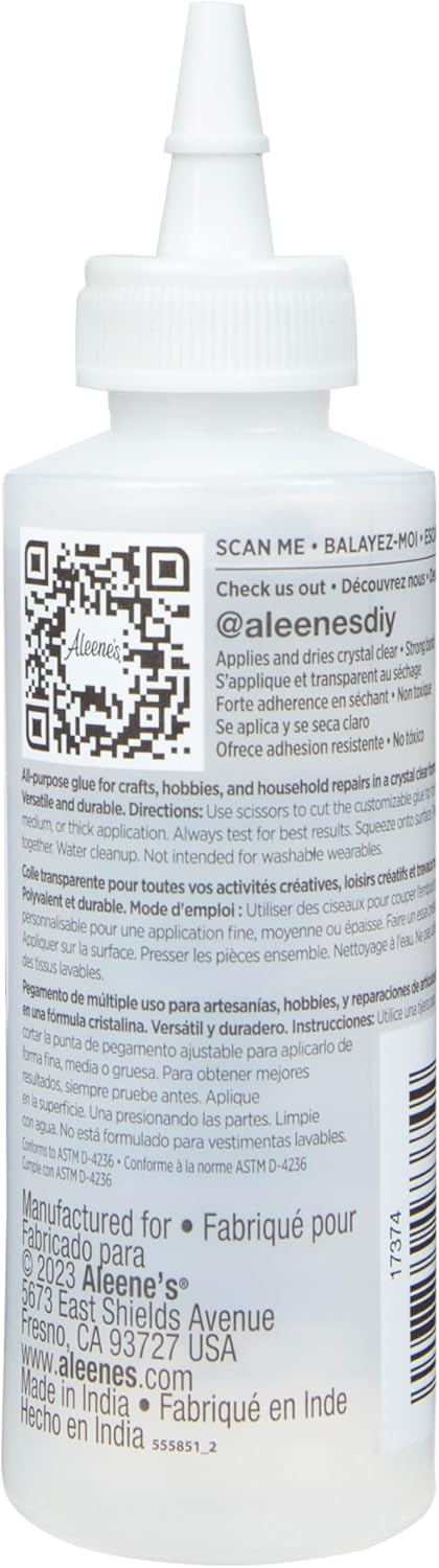 Aleene's Clear Gel Tacky Glue 4oz