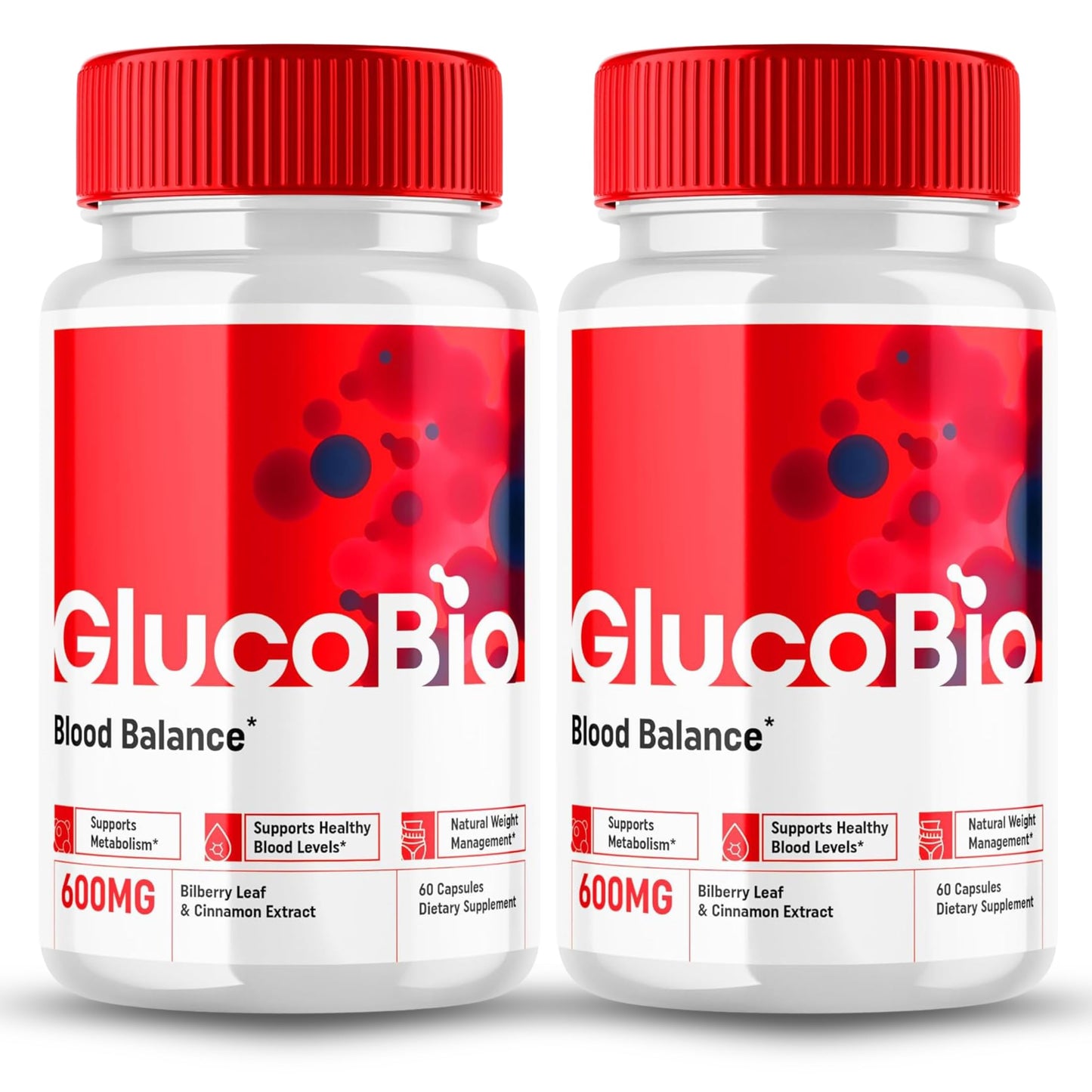 Original GlucoBio Glycogen Support Capsules Advance Premium Formula, Natural Ingredients for Overall Health & Balanced Lifestyle | Gluco Bio Glyco Reviews | 60 Capsules Each Bottle (Pack of 1)