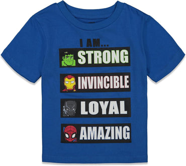 Marvel 4 Pack Graphic T-Shirts