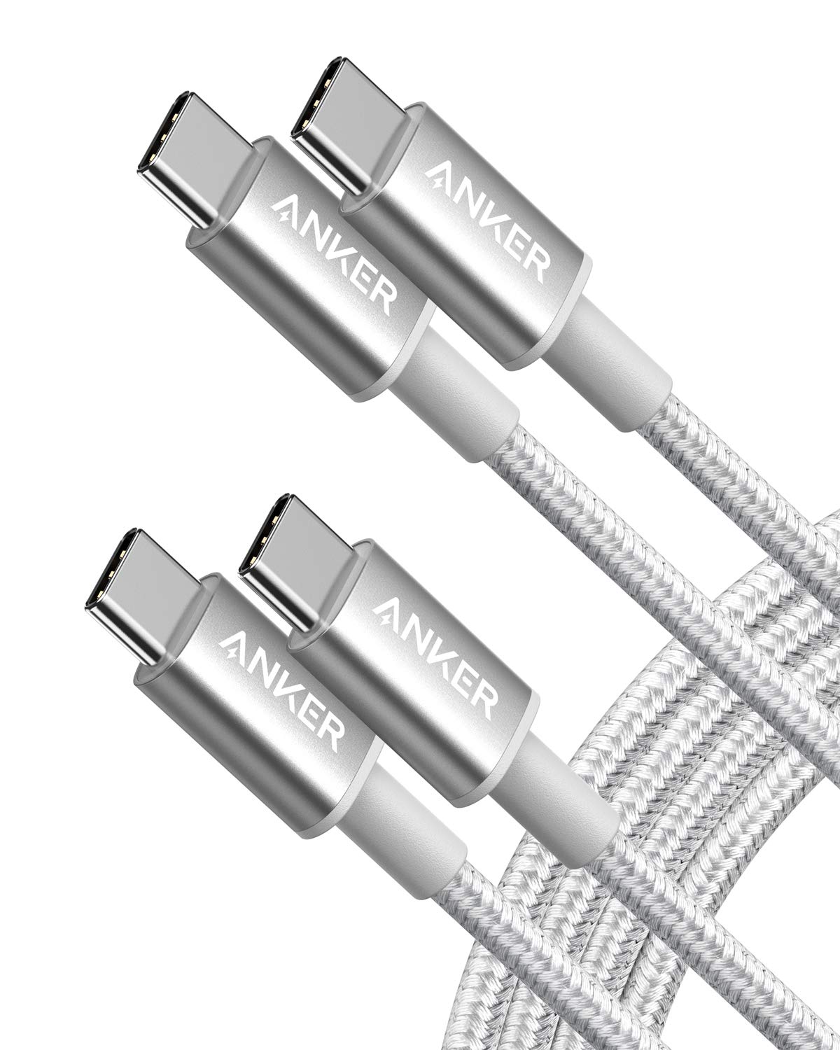 Anker USB C to USB C Cable, Type C 60W Fast Charging Cable (6FT, 2Pack) for iPhone 16 Series, iPad mini 6 and More (Black)
