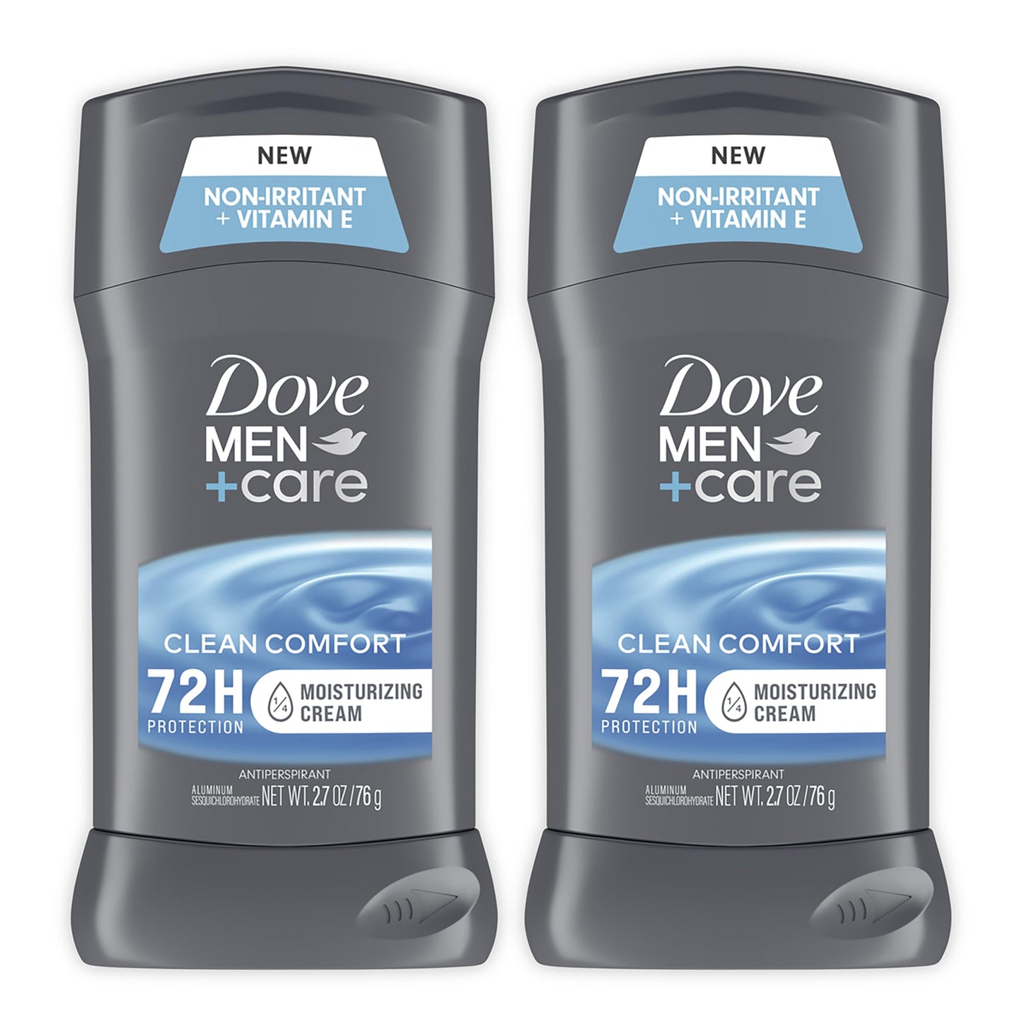 Dove Men + Care Antiperspirant Deodorant, 72hr Sweat & Odor Protection, Vitamin E, Triple Moisturizer, 4 Pack