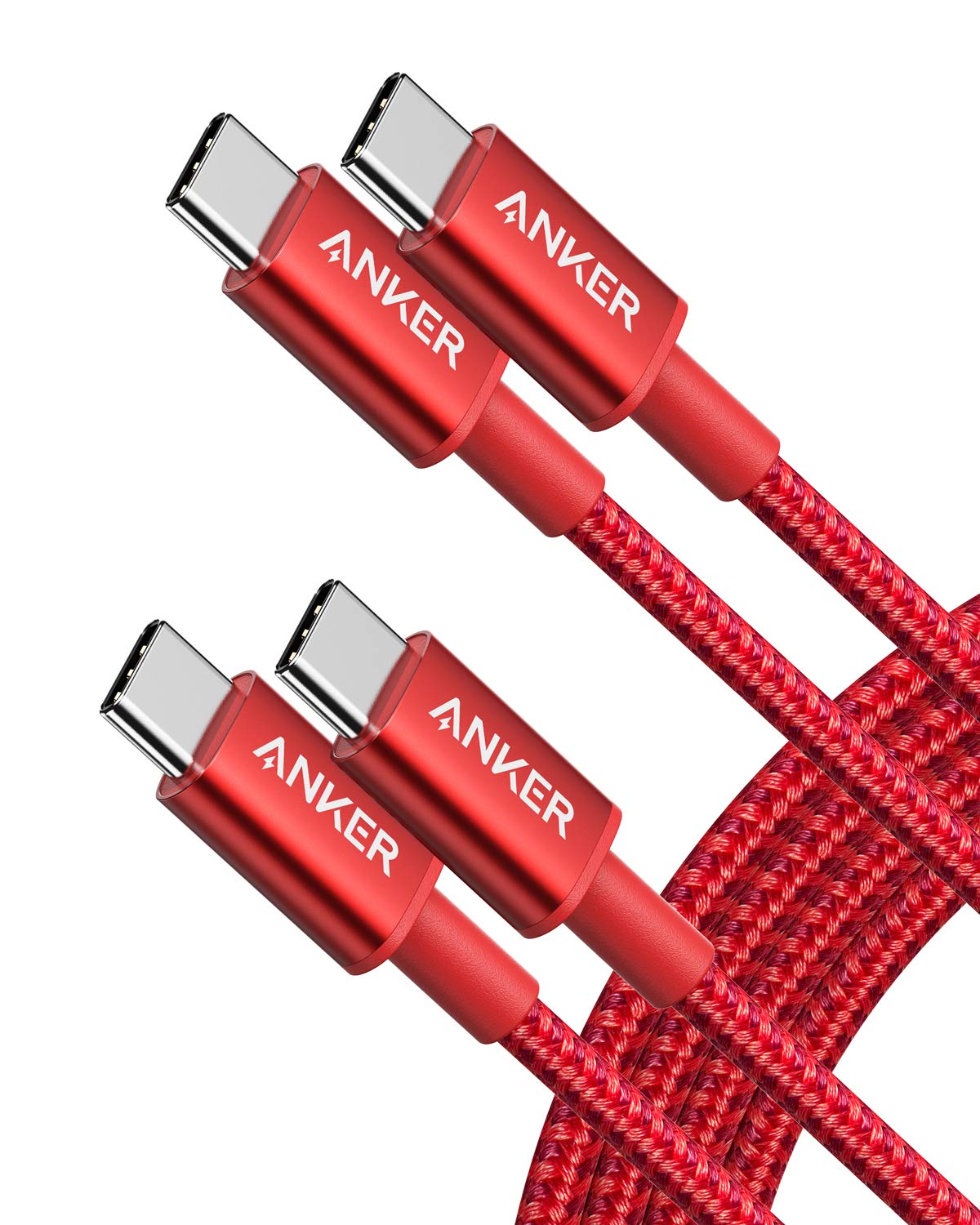 Anker USB C to USB C Cable, Type C 60W Fast Charging Cable (6FT, 2Pack) for iPhone 16 Series, iPad mini 6 and More (Black)