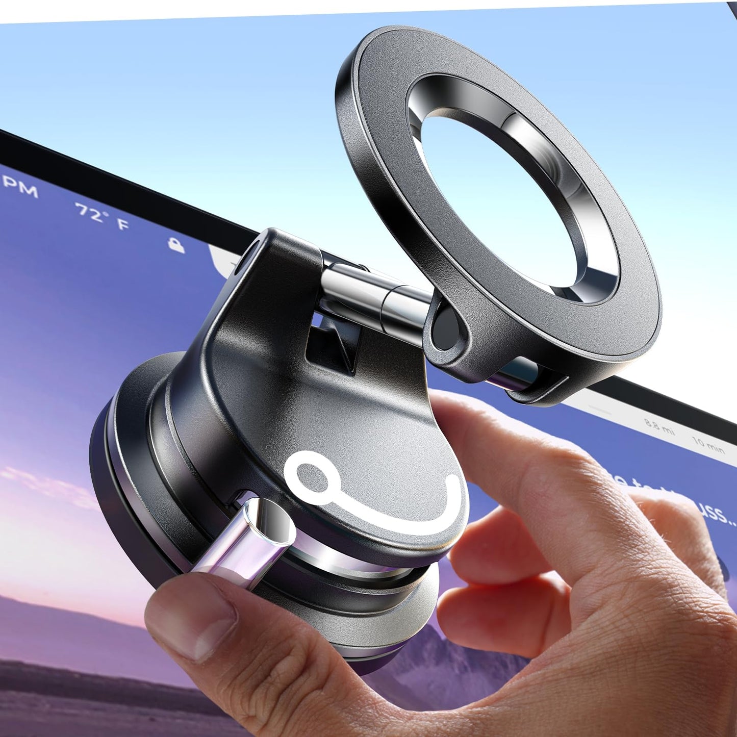LISEN for Magsafe Car Mount, Ultra Magnetic Dashboard Phone Holder, Car Accessories for iPhone 16 Pro Max,Gifts for Men Women Him Her, Fit for iPhone16 Pro/Pro Max 15 14 13 12