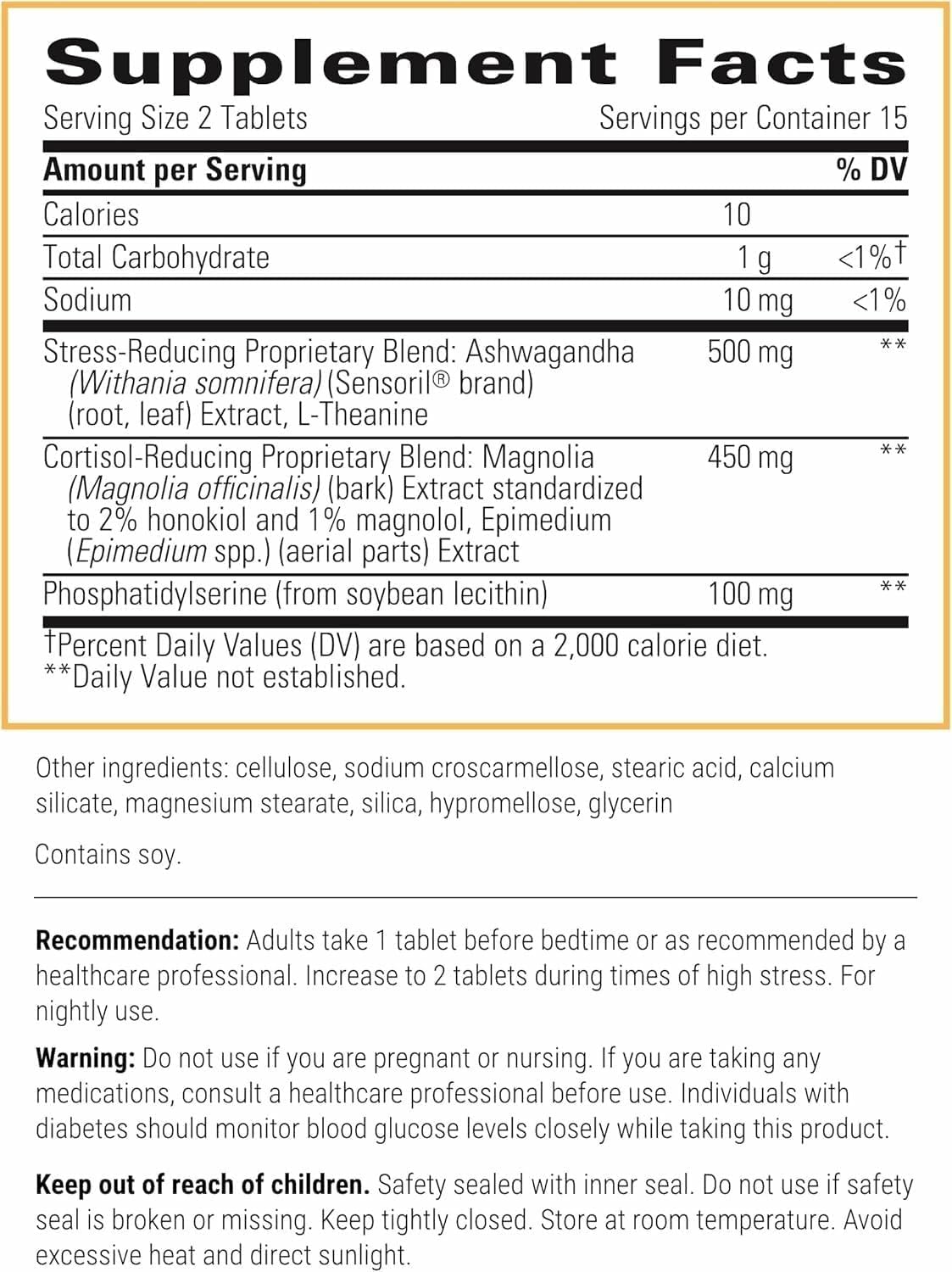 Integrative Therapeutics - Cortisol Manager - Supplement with Ashwagandha and L-Theanine - Supports Relaxation & Calm* - 30 Tablets