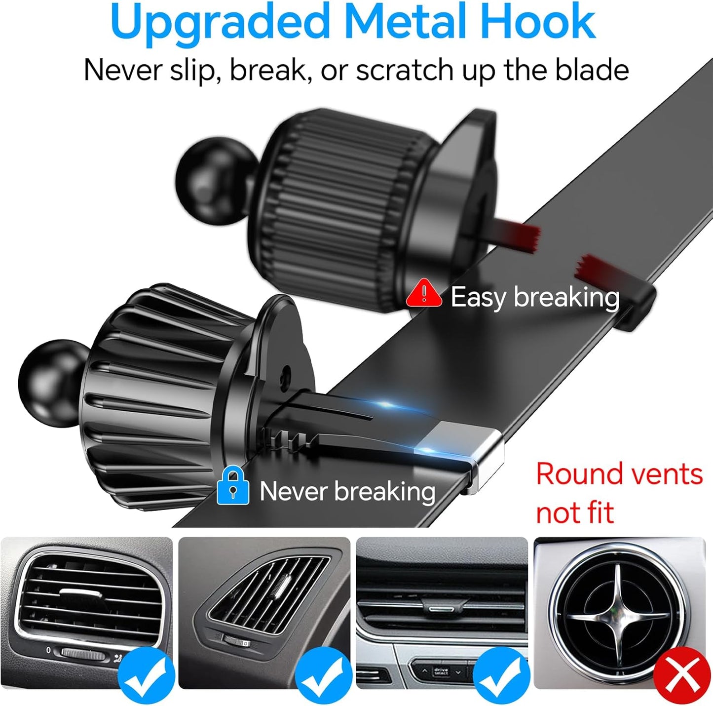 for Magsafe Car Mount【20 Strong Magnets】Magnetic Phone Holder for Car Phone Holder Mount Dash【360°】Cell Phone Holders for Your Car Accessories for Women Men iPhone 16 Pro Max 15 14 13 12 Plus
