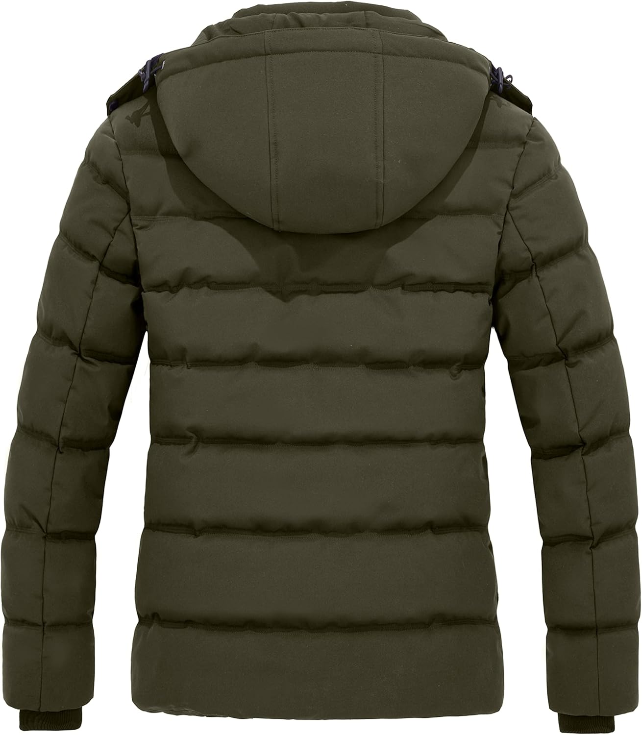Wantdo Women's Hooded Warm Winter Coat Quilted Thicken Puffer Jacket with Removable Hood
