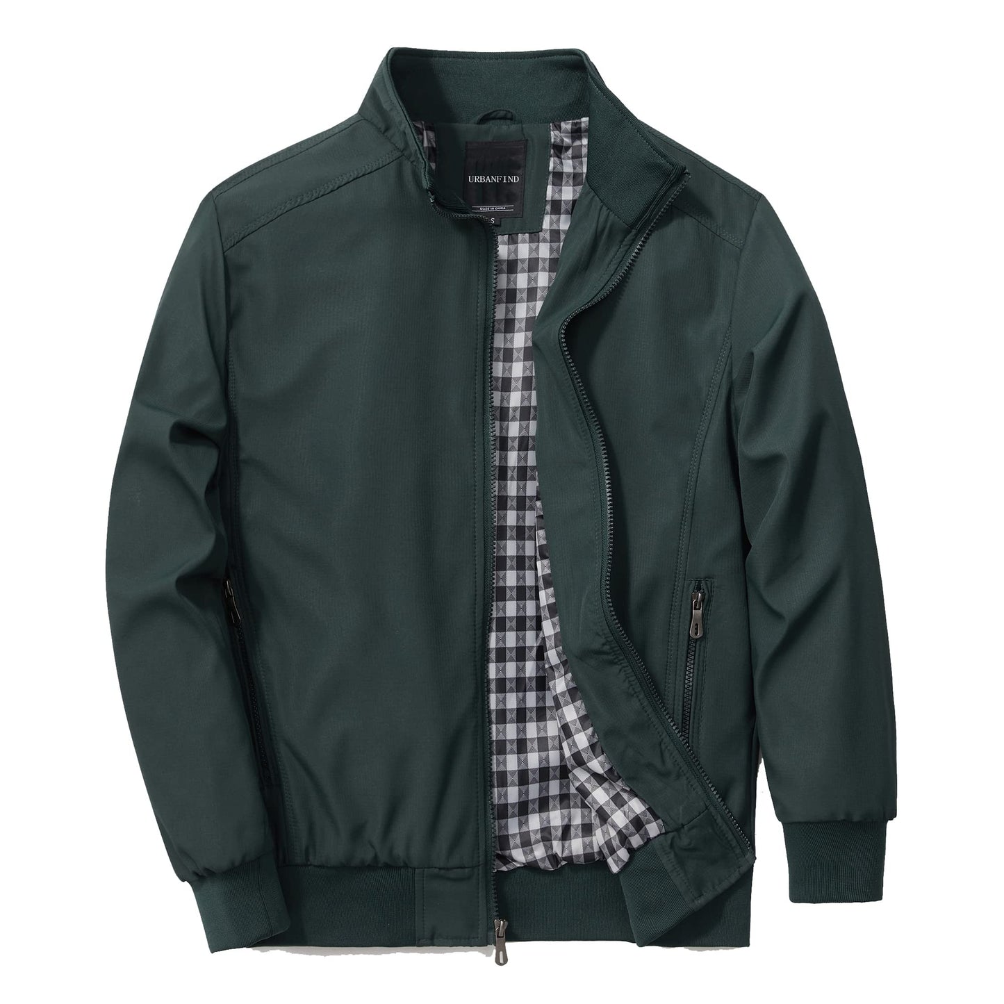 URBANFIND Men's Sports Shell Jacket Lightweight Windbreaker Outdoor Recreation Coat