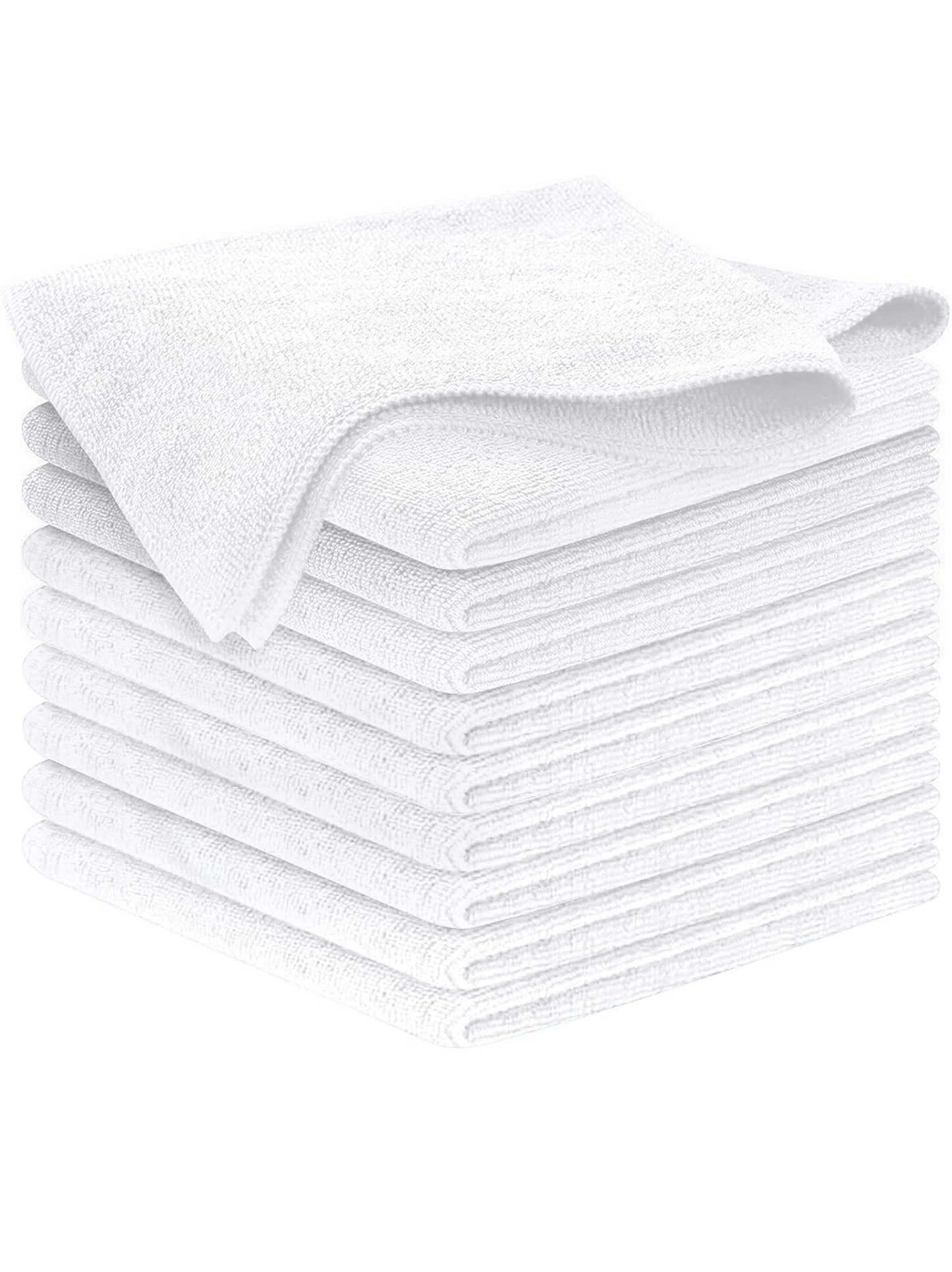 USANOOKS Microfiber Cleaning Cloth Grey - 12 Pcs (12.5"x12.5") - High Performance - 1200 Washes, Ultra Absorbent Microfiber Towel Weave Grime & Liquid for Streak-Free Mirror Shine - Car Washing Cloth