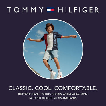 Tommy Hilfiger Boys' Short Sleeve Solid Crew Neck T-Shirt