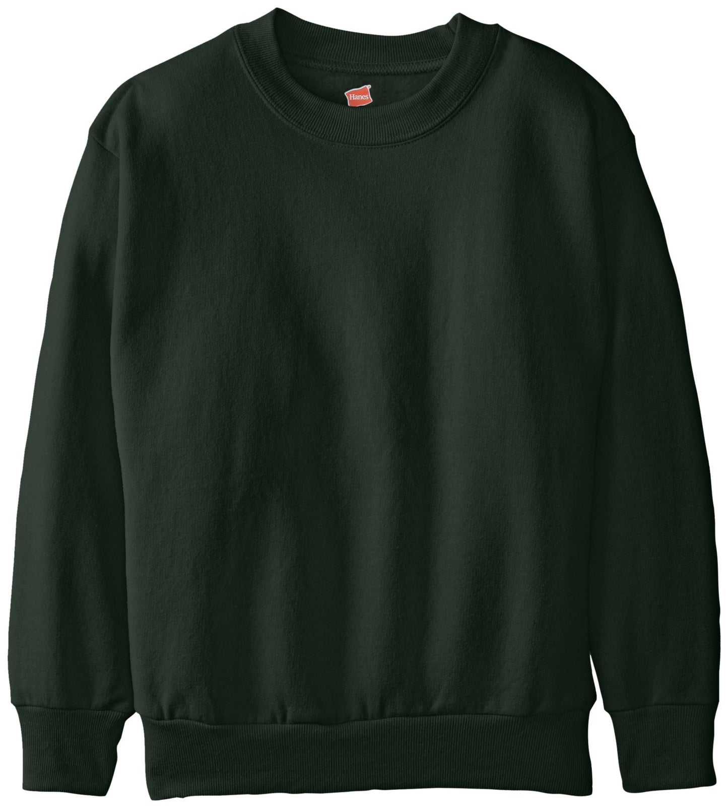 Hanes Boys' EcoSmart Sweatshirt, Cotton Crewneck Pullover, Kids' Fleece Sweatshirt