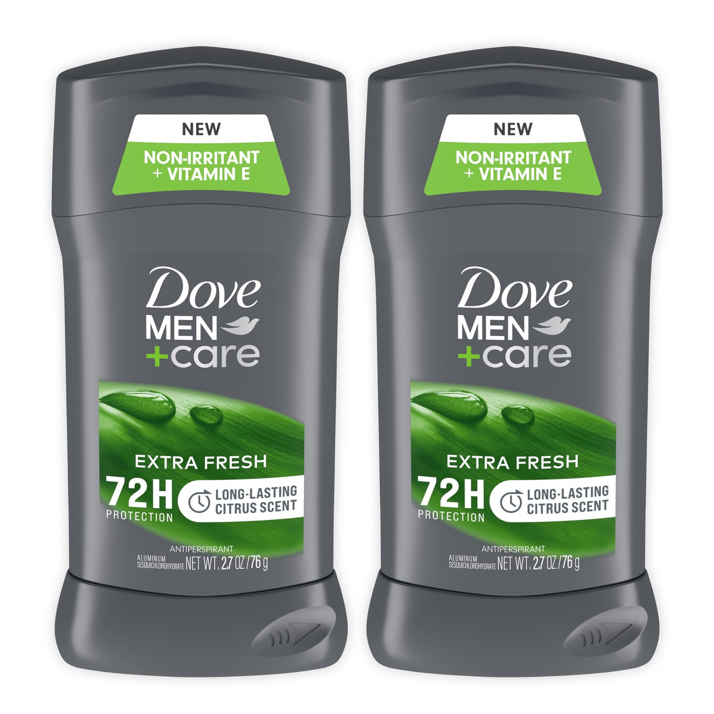 Dove Men + Care Antiperspirant Deodorant, 72hr Sweat & Odor Protection, Vitamin E, Triple Moisturizer, 4 Pack