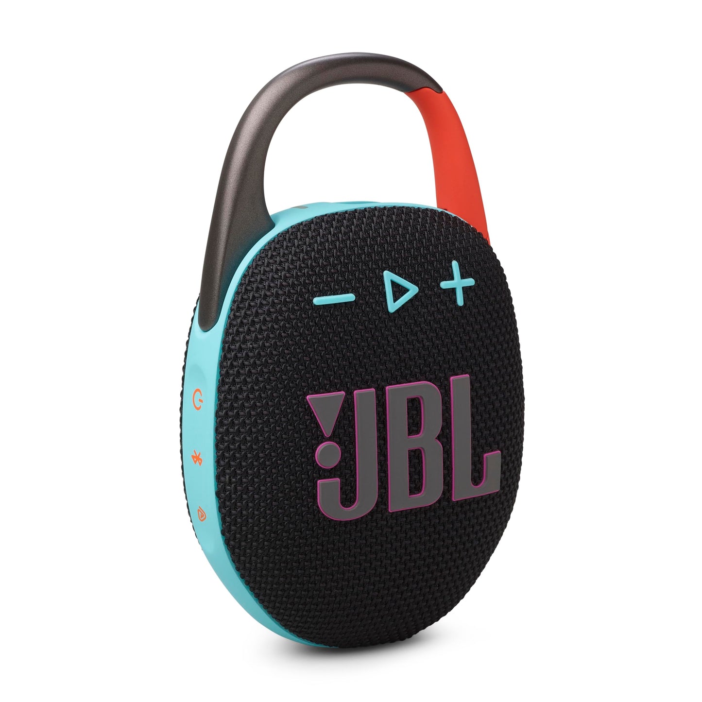 JBL Clip 5 - Ultra-Portable, Waterproof & Dustproof Bluetooth Speaker, Big Pro Sound with Punchy bass, Integrated Carabiner, Up to 12 Hours of Play, Made in Part with Recycled Materials (Purple)