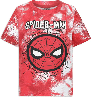 Marvel Spider-Man Boys 3 Pack Short Sleeve T-Shirts for Toddlers and Big Kids