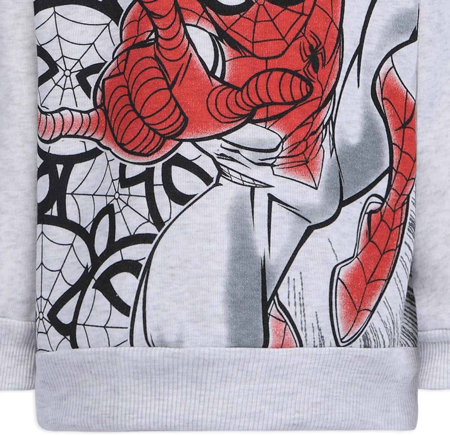 Marvel Spider-Man Boys Graphic Print 2 Piece Sweatshirt and Pants Set for Toddlers and Big Kids